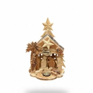 Olive Wood Nativity Set.